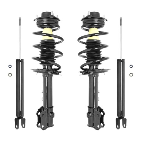 Unity 4-11745-259920-001 Front and Rear Complete Strut Assembly Shock Kit 4-11745-259920-001